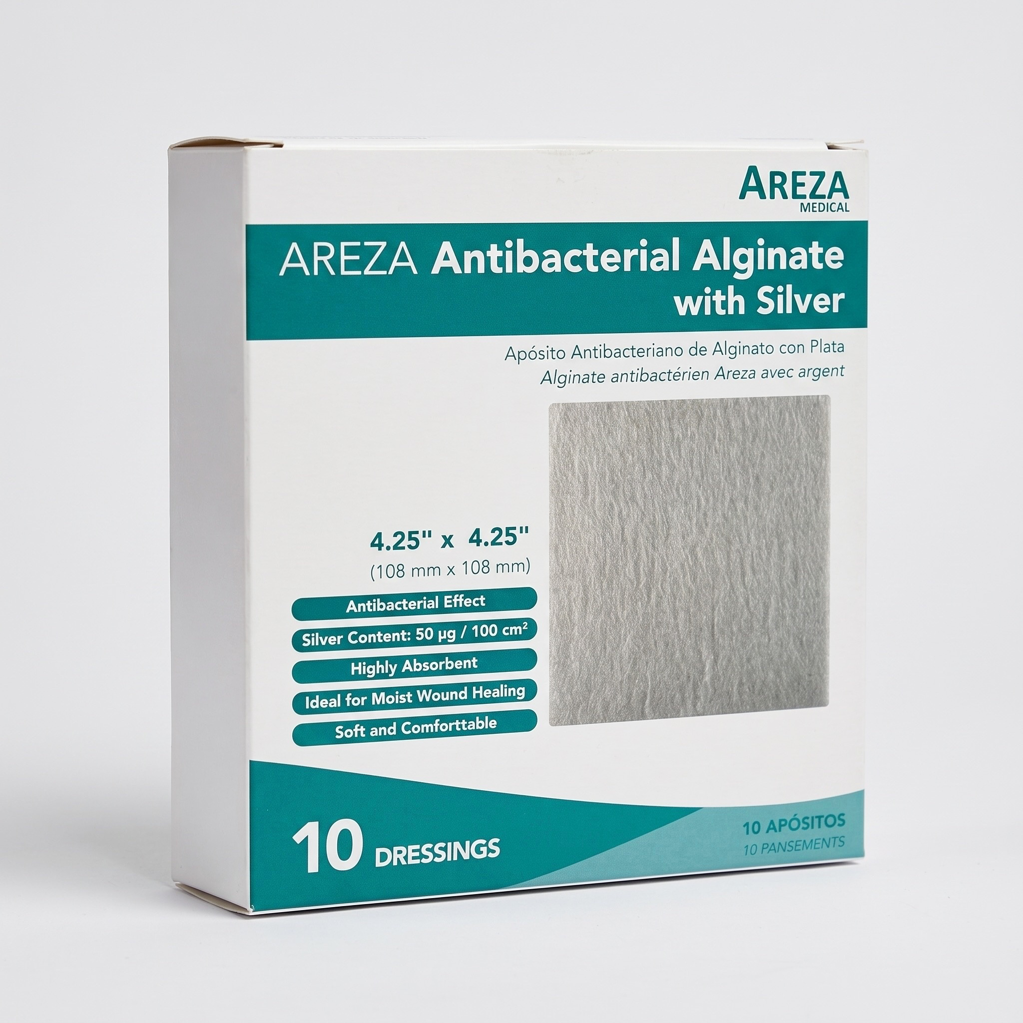 Caja Alginato con Plata AREZA 10 Piezas